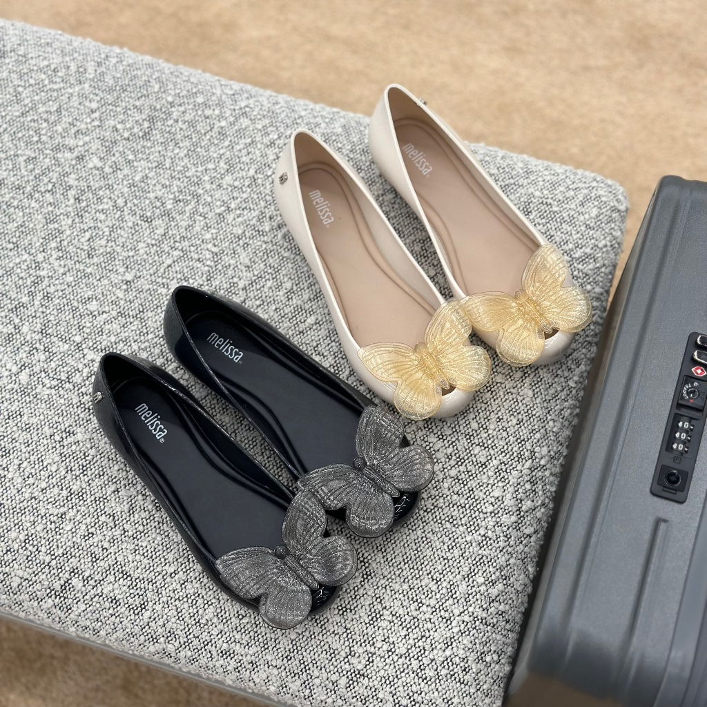 Giày Búp Bê Melissa Nữ Chính Hàng Hình Con Bướm Full Box - Sấu Vui Vẻ