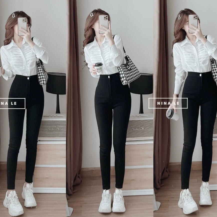 Quần legging nữ dài cạp cao nâng mông có túi 1 cúc khóa kéo Quần legging nữ cao cấp co giãn gen bụng vải dày Umi ôm dáng