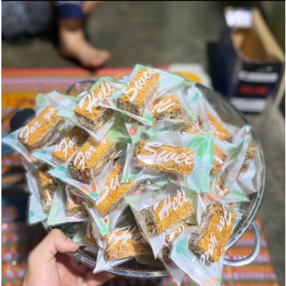 TÚI 500GRAM thanh gạo lứt dinh dưỡng Heo không đường, vị chà bông heo cháy tỏi