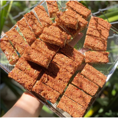 TÚI 500GRAM thanh gạo lứt dinh dưỡng Heo không đường, vị chà bông heo cháy tỏi