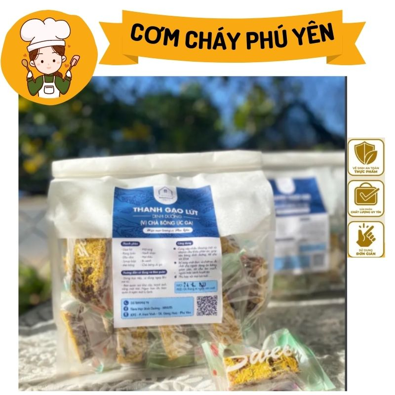 TÚI 500GRAM thanh gạo lứt dinh dưỡng  ức gà