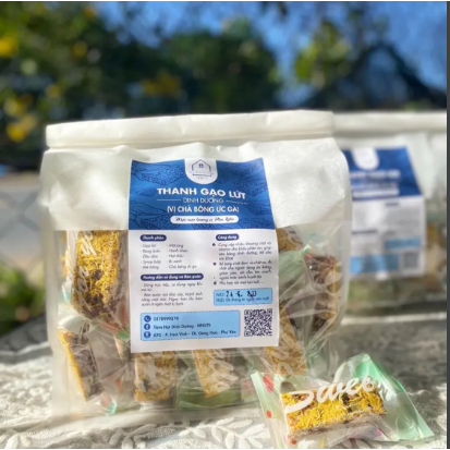 TÚI 500GRAM thanh gạo lứt dinh dưỡng  ức gà