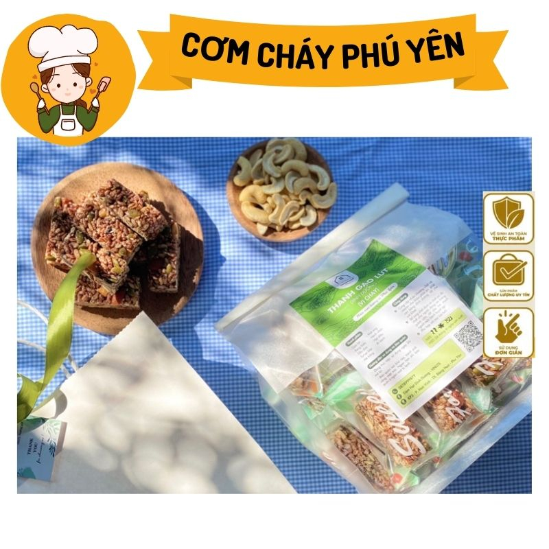 TÚI 500GRAM thanh gạo lứt dinh dưỡng vị chay không đường