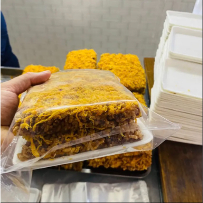 Túi 2 miếng đôi cơm lứt 420 gram chà bông Phú Yên