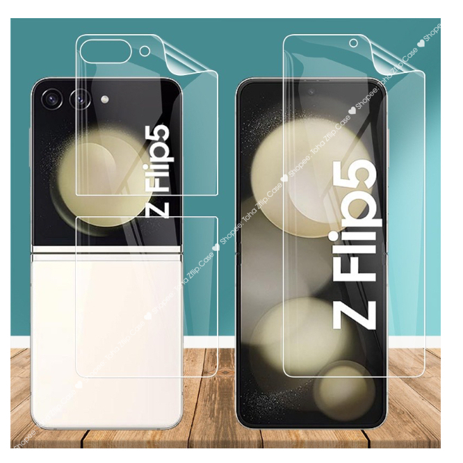 Dán màn hình Z Flip 5 Miếng dán dẻo PPF Trong suốt cho Samsung Z Flip5/ ZFlip5 5G Chống trầy xước
