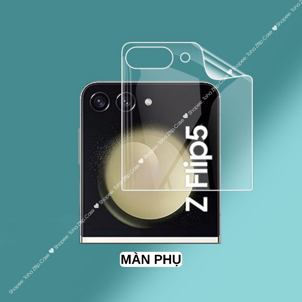 Dán màn hình Z Flip 5 Miếng dán dẻo PPF Trong suốt cho Samsung Z Flip5/ ZFlip5 5G Chống trầy xước