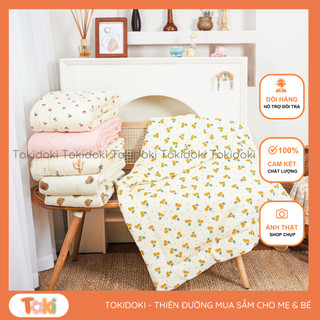 Chăn đông trần bông muslin TOKIDOKI cho bé 1-3 tuổi