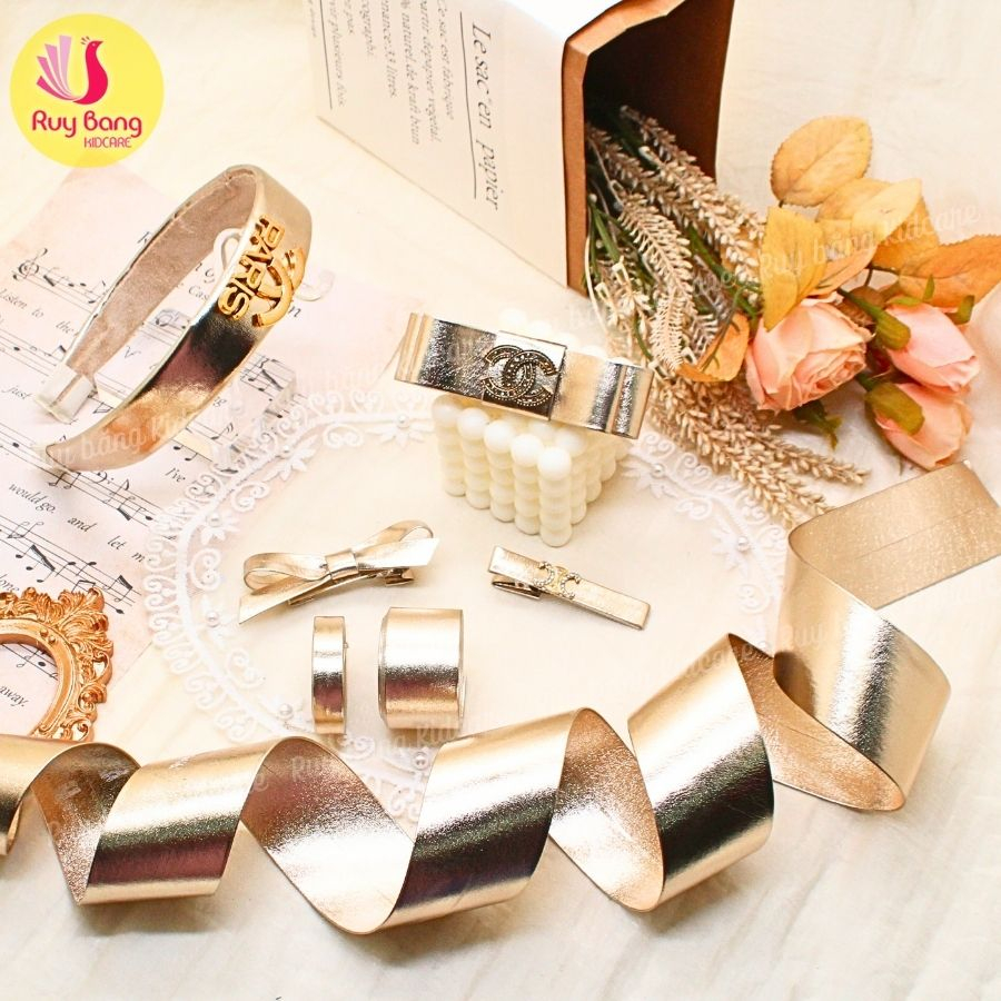 Ruy băng da bóng HQ dùng làm nơ bơm kẹp tóc, nơ trang trí…