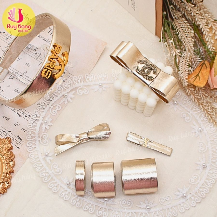 Ruy băng da bóng HQ dùng làm nơ bơm kẹp tóc, nơ trang trí…