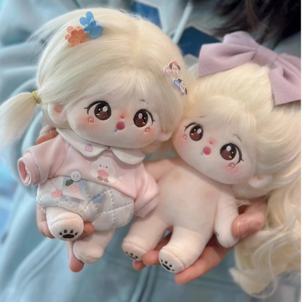 Doll không thuộc tính tóc tơ 10cm 20cm - Búp bê tóc tơ không thuộc tính 10cm 20cm có xương