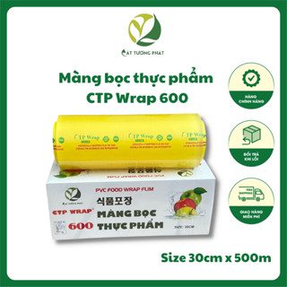 Màng bọc thực phẩm CTP Wrap 600 size 30cm x 500m