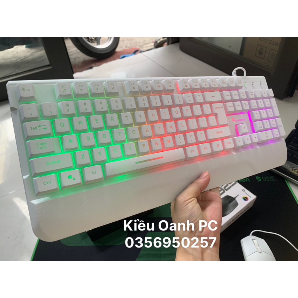 Bộ phím chuột  ASESTEK KM1925  - hàng chính hãng bảo hành 12 tháng