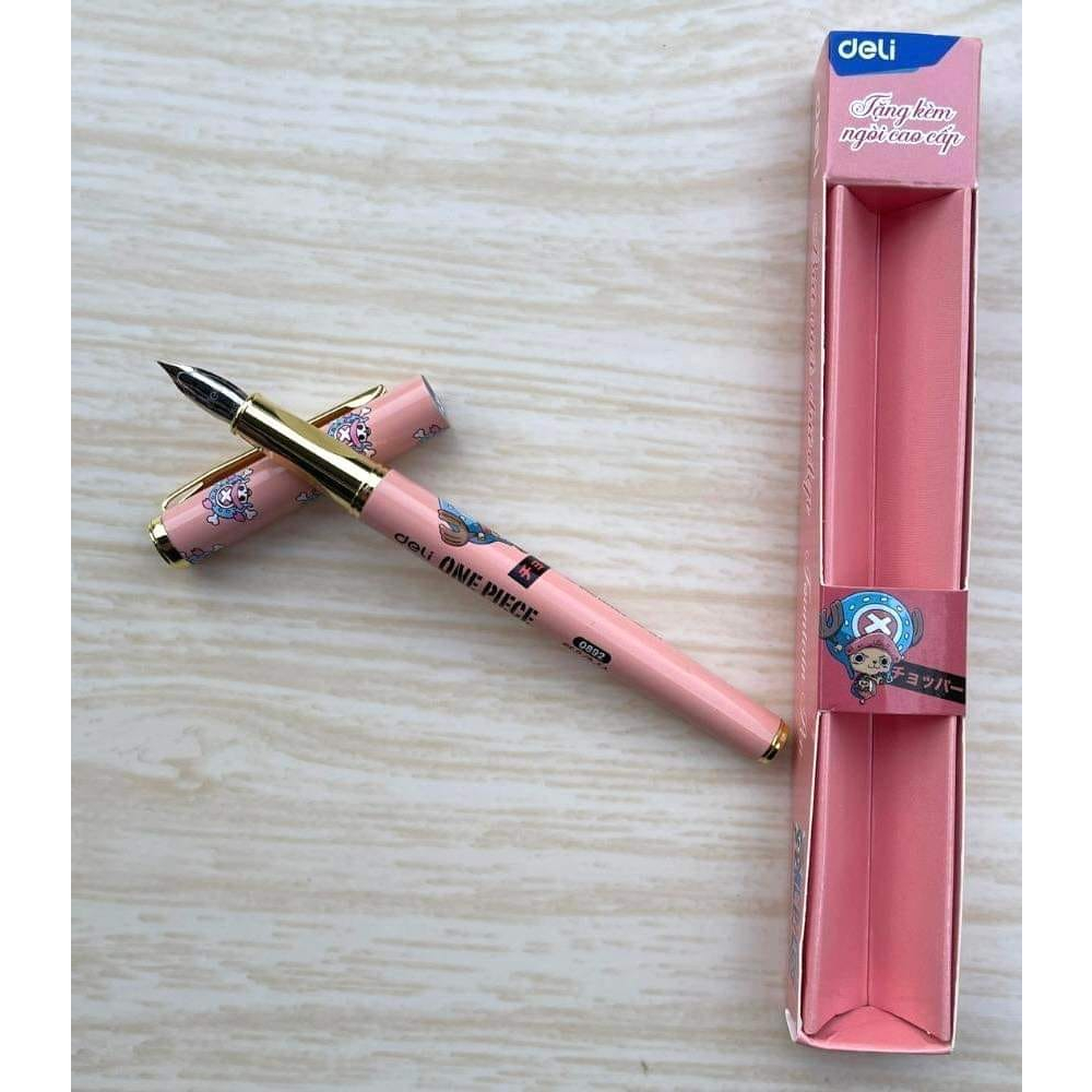 Bút máy,bút  luyện viết chữ đẹp deli ngòi mài cao cấp Q892 tặng kèm ngòi
