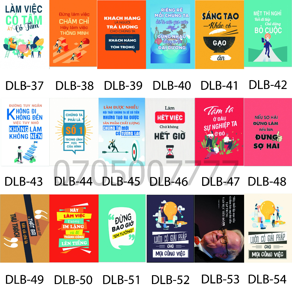 Tranh những câu Slogan hay, ý nghĩa, hài hước, khẩu hiệu tuyên truyền công ty