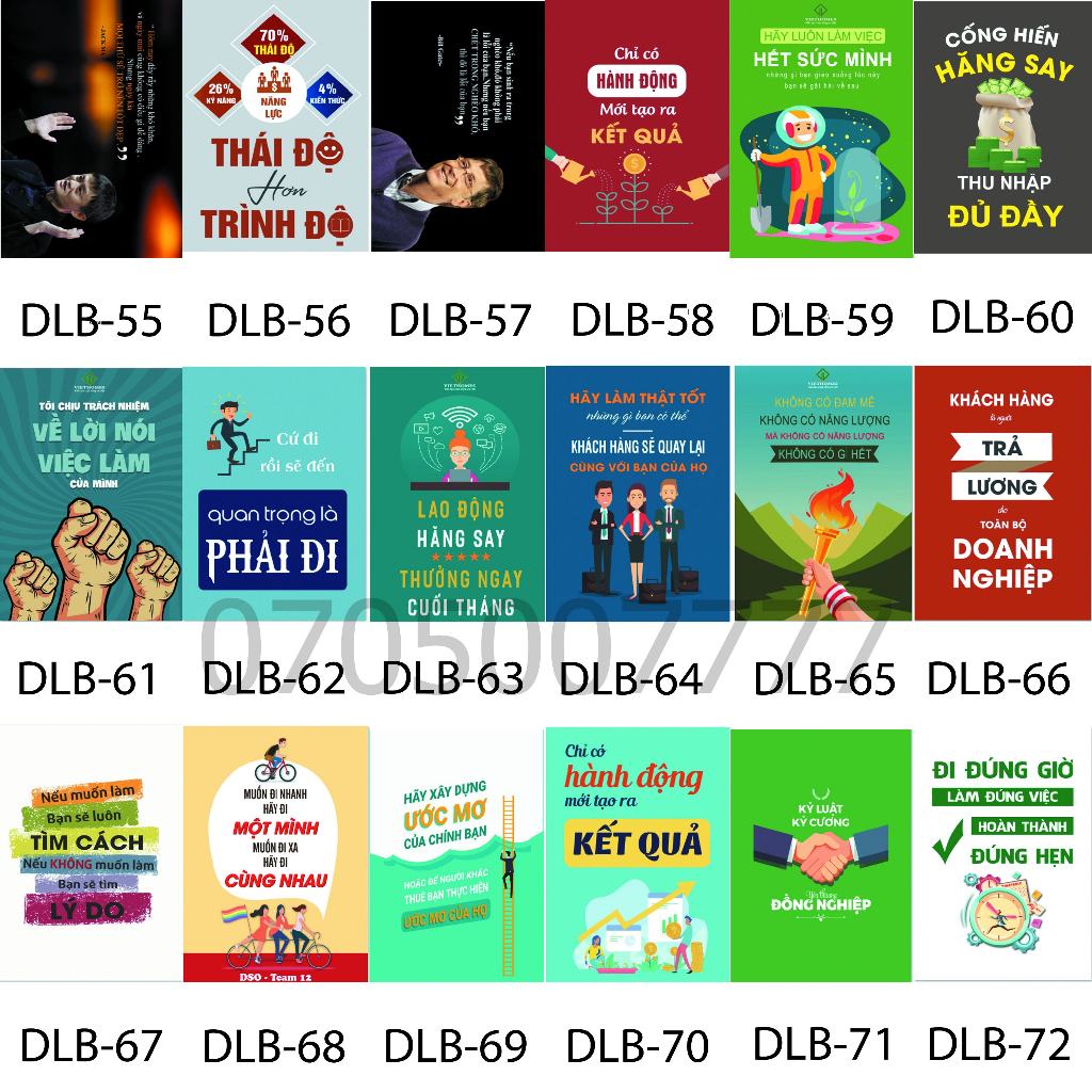 Tranh những câu Slogan hay, ý nghĩa, hài hước, khẩu hiệu tuyên truyền công ty