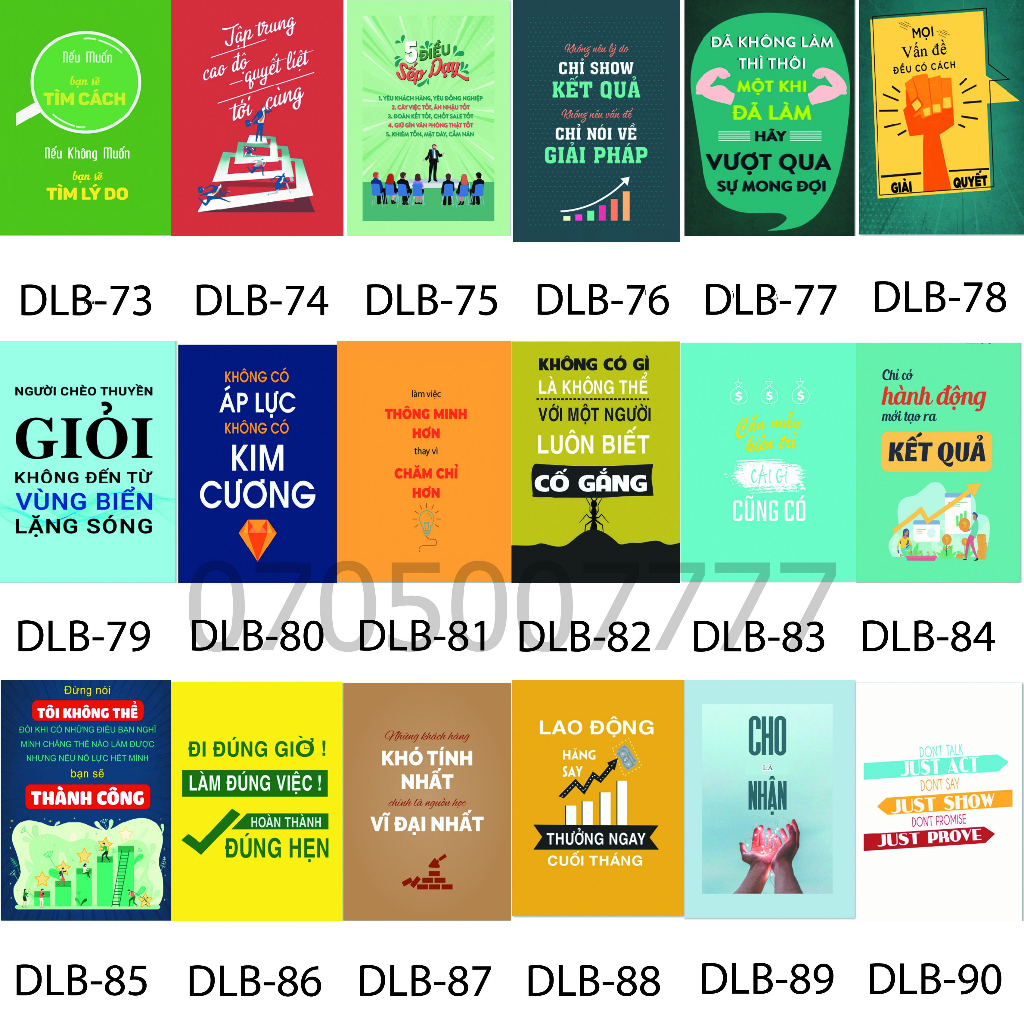 Tranh những câu Slogan hay, ý nghĩa, hài hước, khẩu hiệu tuyên truyền công ty