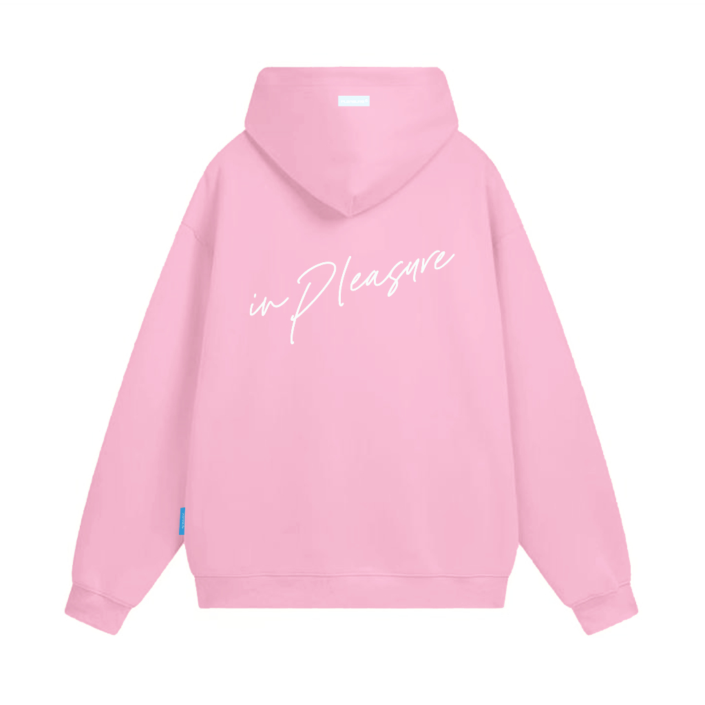 Áo hoodie PLEASURE Signature/ver02 form rộng mũ 2 lớp tay phồng chất nỉ bông 100%cotton premium PL02