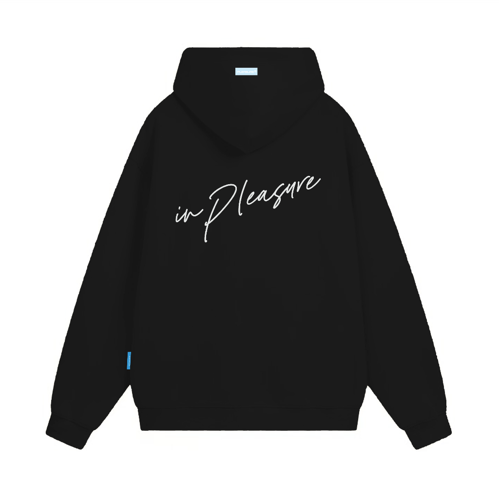 Áo hoodie PLEASURE Signature form rộng mũ 2 lớp tay phồng chất nỉ bông 100% cotton premium PL02 | BigBuy360 - bigbuy360.vn