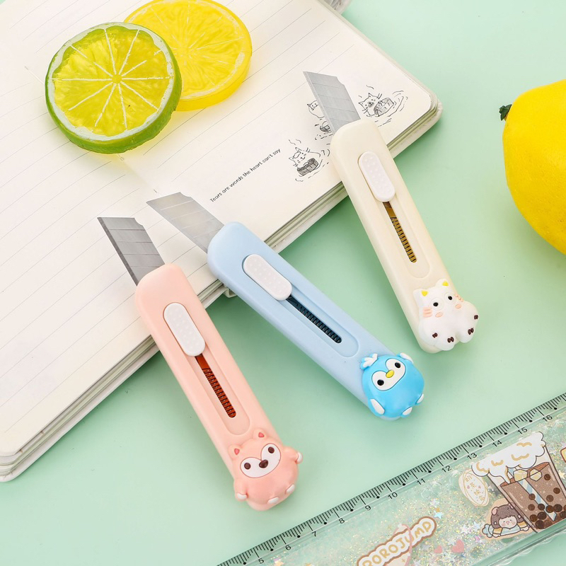 Dao rọc giấy mini hình thú ngộ nghĩnh đáng yêu nhỏ gọn dành cho học sinh sinh viên