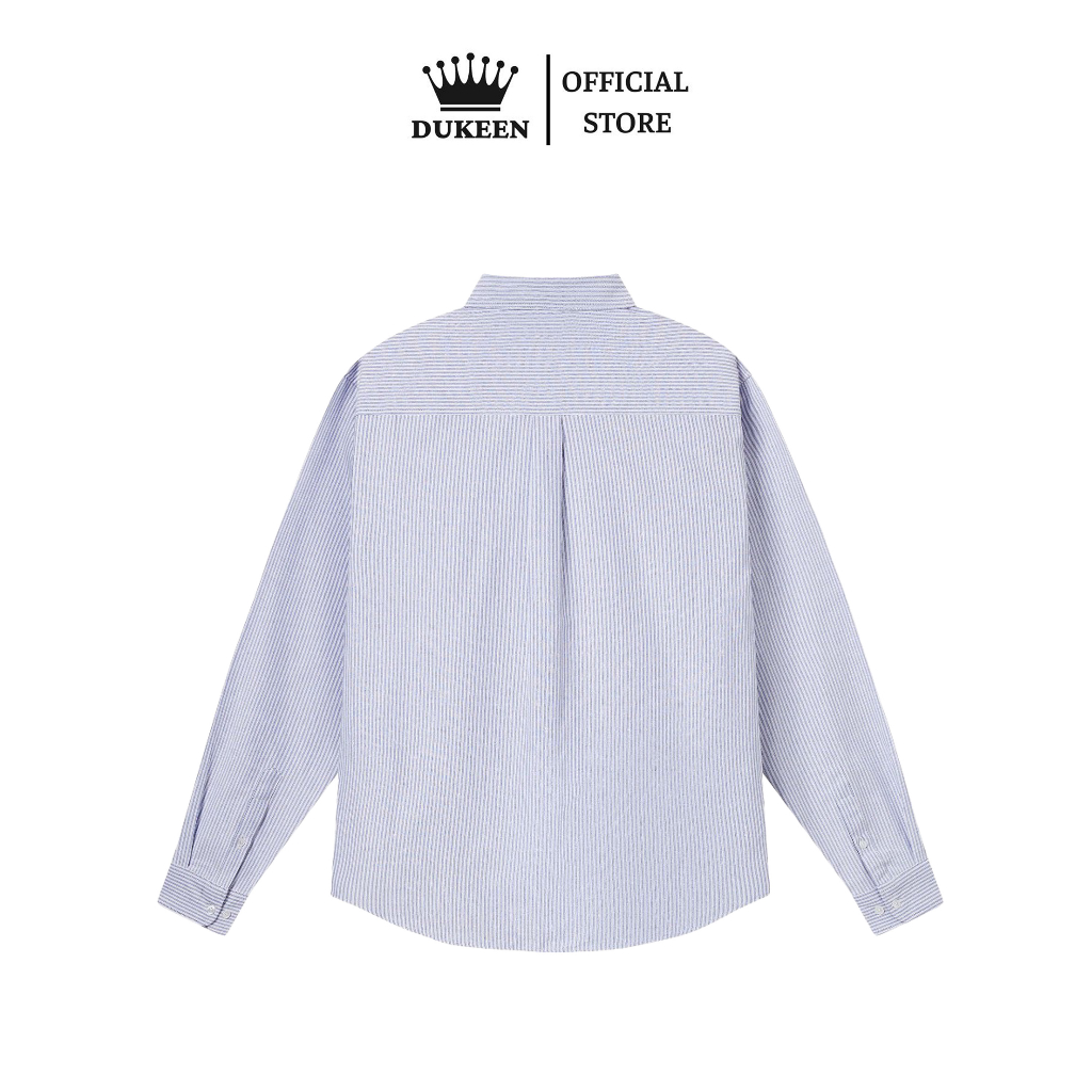 Áo Sơ Mi Oxford Tay Dài DUKEEN Kẻ Sọc Oversized Nam Nữ Unisex Local Brand SM029