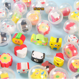 Combo 10 Quả tròn đựng thú cute (giao ngẫu nhiên mẫu)