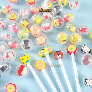 Combo 10 Quả tròn đựng thú cute (giao ngẫu nhiên mẫu)