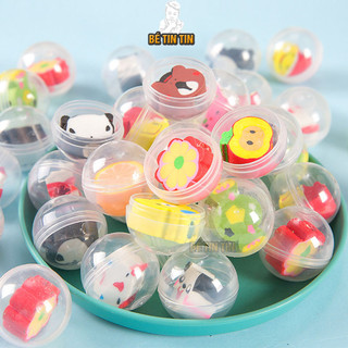 Combo 10 Quả tròn đựng thú cute (giao ngẫu nhiên mẫu)