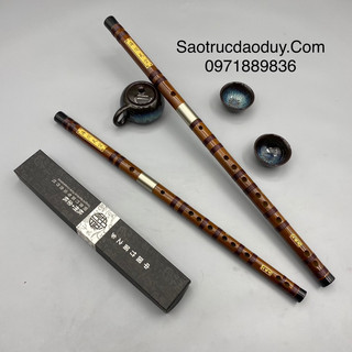 Sáo dizi DX5, dizi khớp kép cao cấp bọc sừng