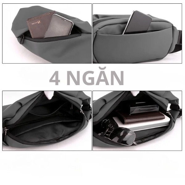 Túi đeo chéo nam cao cấp chống nước SP08
