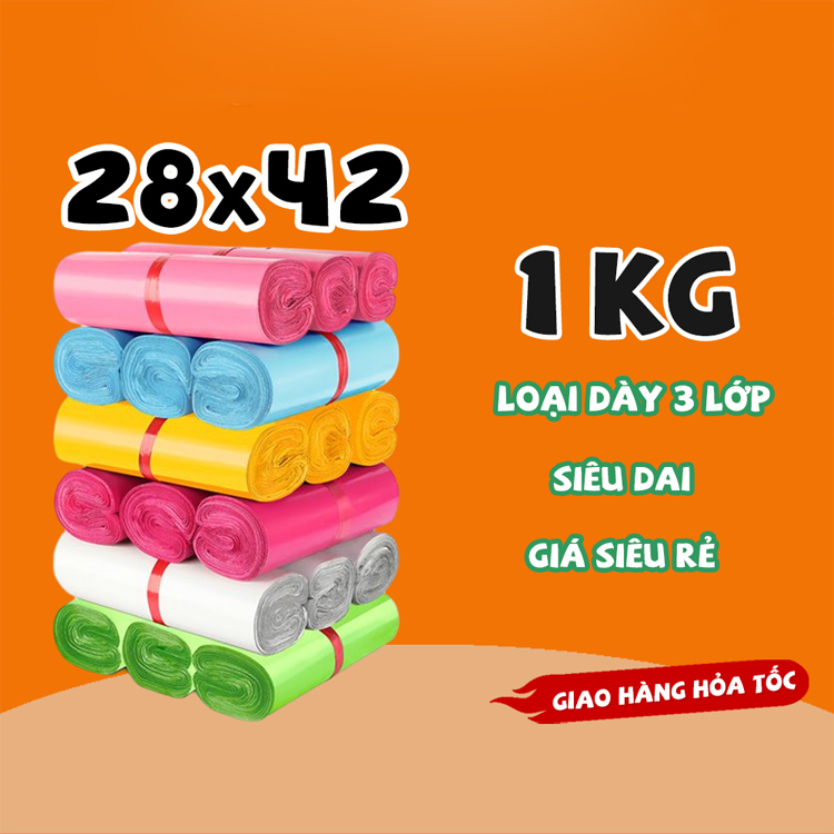Túi đóng Gói Hàng Online - Túi Niêm Phong Siêu Dai, Siêu Rẻ Đủ Size