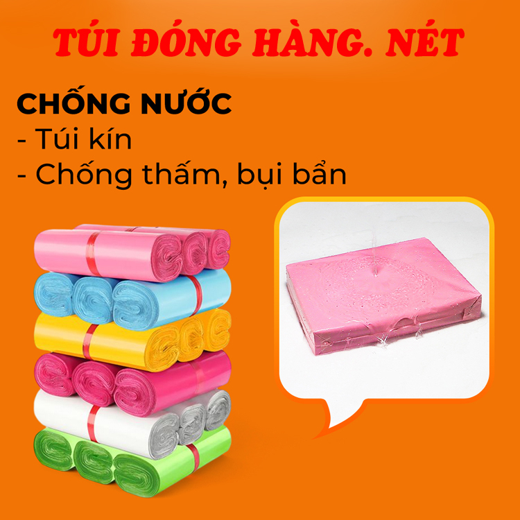 Túi đóng Gói Hàng Online - Túi Niêm Phong Siêu Dai, Siêu Rẻ Đủ Size