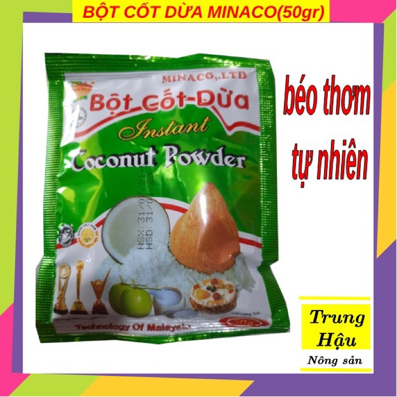 BỘT CỐT DỪA GÓI 50G