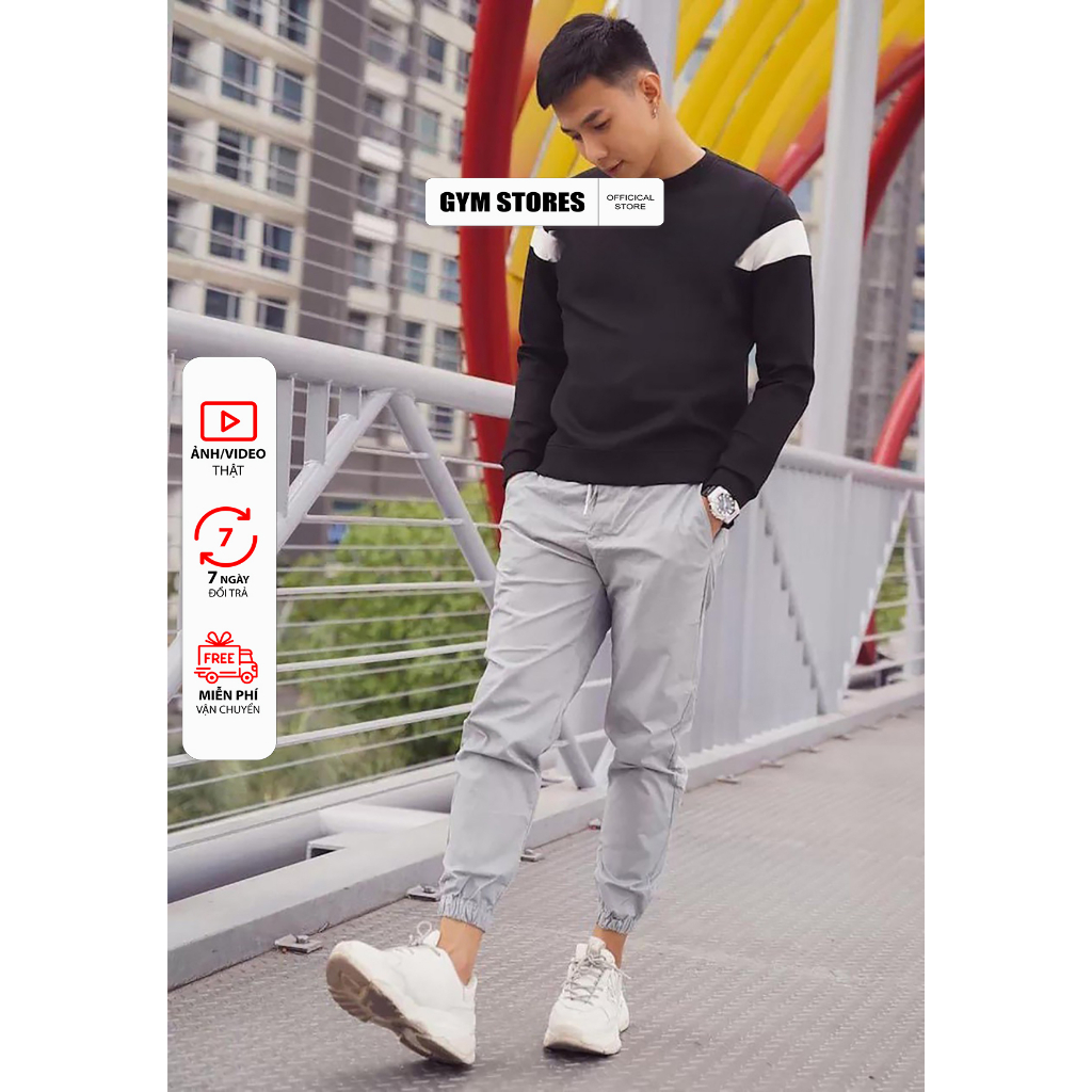 Quần Jogger Kaki Nam Co Dãn Vải Xịn Cao Cấp ống bo chân  giá sĩ JG01