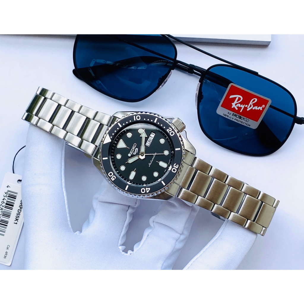 Đồng hồ nam dây thép Seiko 5 Sport SKX Style Automatic SRPD55K1