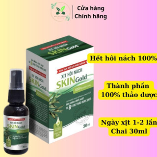 Xịt Hôi Nách Skin Gold-Chai 30ml-Giảm hôi nách,mồ hôi nhiều hiệu quả 100%