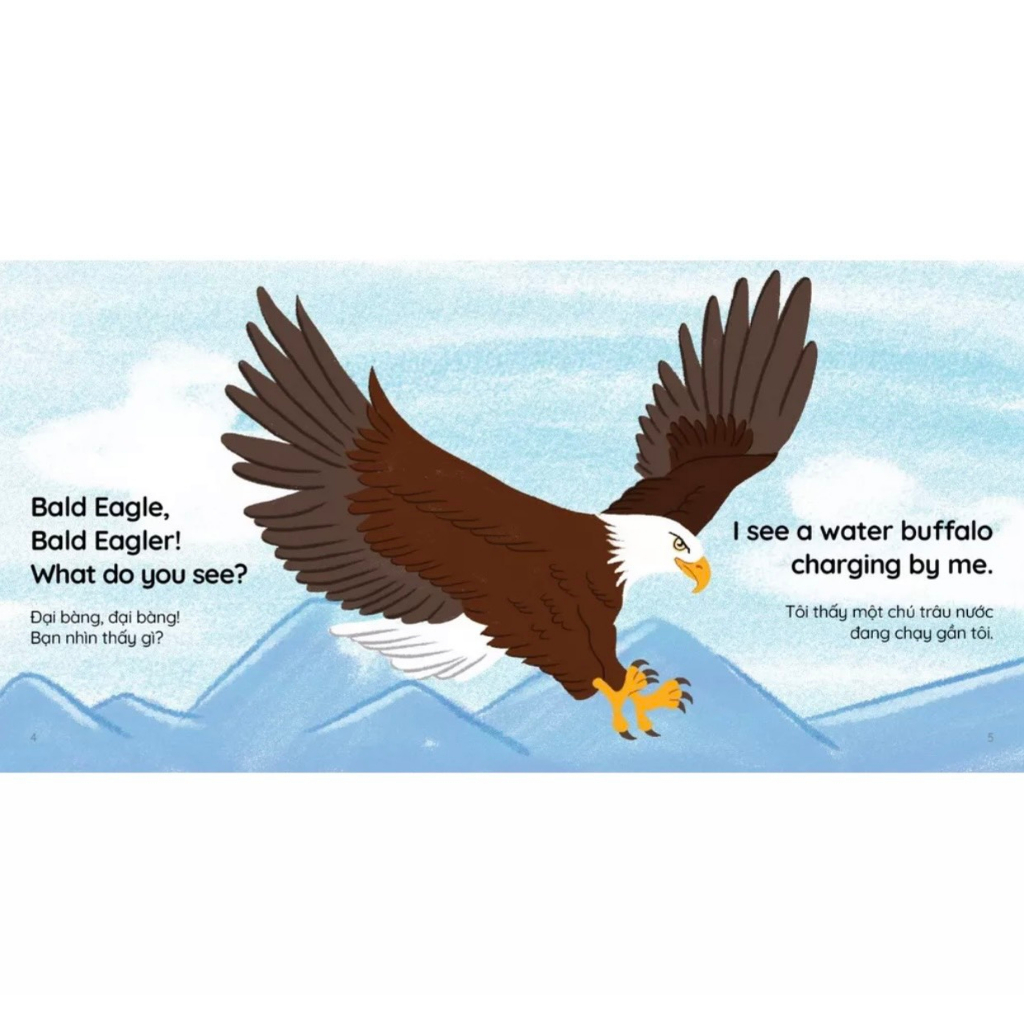 Sách -Combo 4 cuốn Brown bear, brown bear! What do you see?