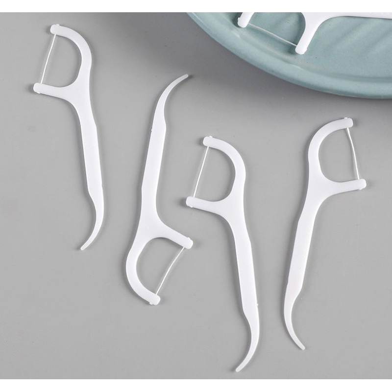 Tăm chỉ nha khoa hộp 50 cái, tăm chỉ nha khoa hàng loại đẹp sợi mảnh và dai