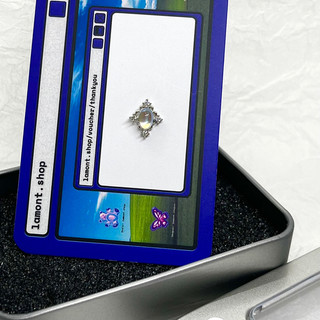 Khuyên Đá Hình Magic Mirror Holo • Lamontshop