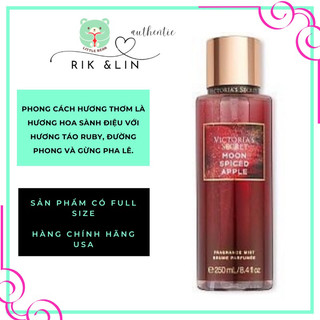 Auth_fullsize moon spiced apple - xịt thơm toàn thân body mist usa