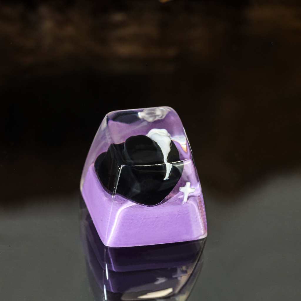 Keycap mũ thánh kiếm one piece nút bàn phím cơ, Keycap Artisan 3D | Resin Handmade | Cherry MX | Quà