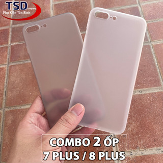 Combo 2 Ốp Lưng Trong Nhám Unibody Cho iPhone 7 Plus / 8 Plus