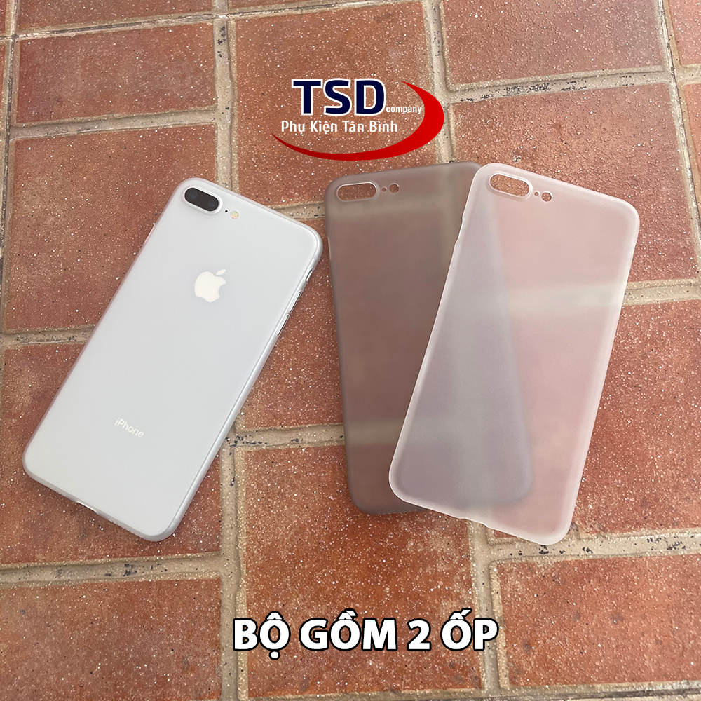 Combo 2 Ốp Lưng Trong Nhám Unibody Cho iPhone 7 Plus / 8 Plus