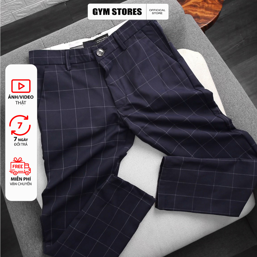 QUẦN TÂY NAM CARO CAO CẤP CHẤT MỀM KHÔNG NHĂN PHONG CÁCH LỊCH LÃM SAI 27 ĐÉN 36