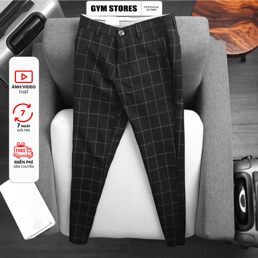 QUẦN TÂY NAM CARO CAO CẤP CHẤT MỀM KHÔNG NHĂN PHONG CÁCH LỊCH LÃM SAI 27 ĐÉN 36