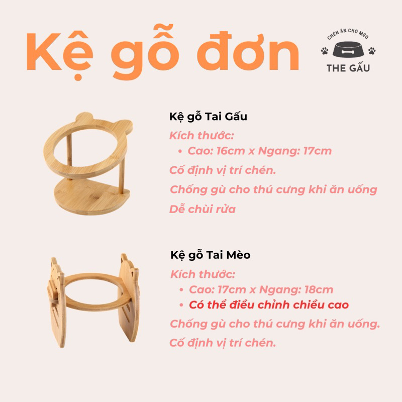 Bát Ăn Cho Chó Mèo Gốm Sứ Tráng Men - Hoạ Tiết Dễ Thương CANE