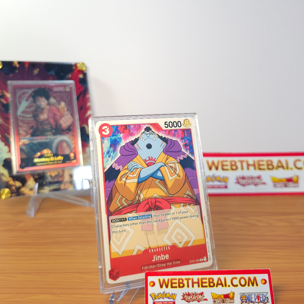 🌟CHÍNH HÃNG🌟 Bài One Piece TCG Jinbe ST01-005 - Starter Deck Straw Hat Crew