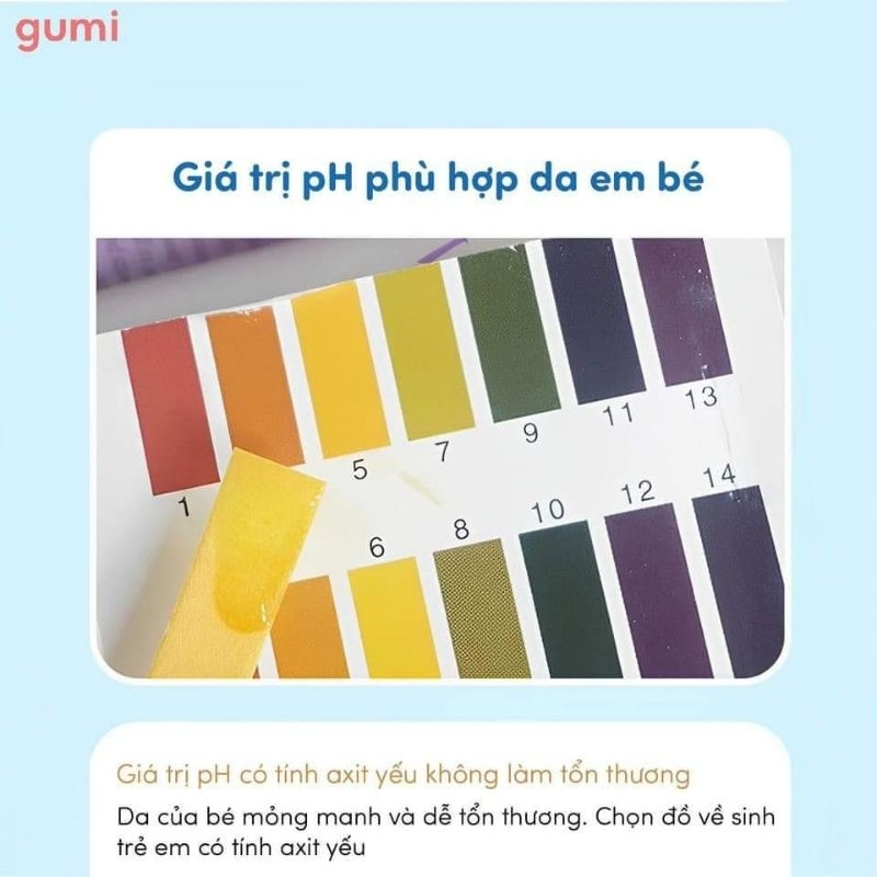 Khăn giấy ướt cao cấp Gumi không mùi, an toàn dùng cho bé