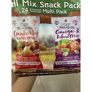 Hạt mix tổng hợp, trái cây sấy hữu cơ Nature's Garden Trail Mix Snack Packs
