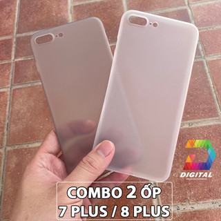 Combo 2 ốp lưng trong nhám siêu mỏng unibody cho iphone 7 plus / 8 plus