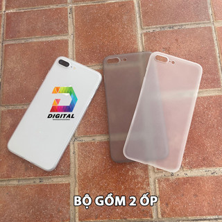 Combo 2 Ốp Lưng Trong Nhám Siêu Mỏng Unibody Cho iPhone 7 Plus / 8 Plus